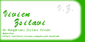 vivien zsilavi business card